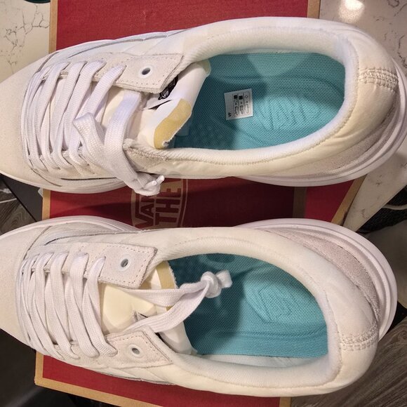 Vans Old Skool Overt CC Checkerboard White Skate Shoes Men’s Sz 10 VN0A7Q5ETDC - Picture 7 of 9